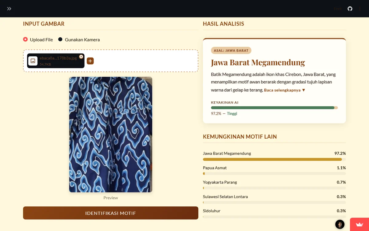 CNN Batik Motifs Detector screenshot 2